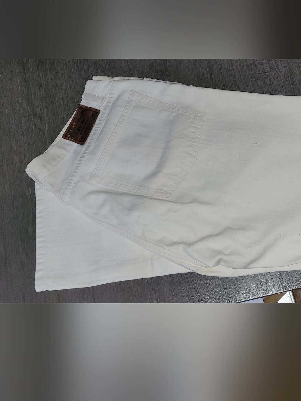 Ralph Lauren Slim Straight White Men's Jeans